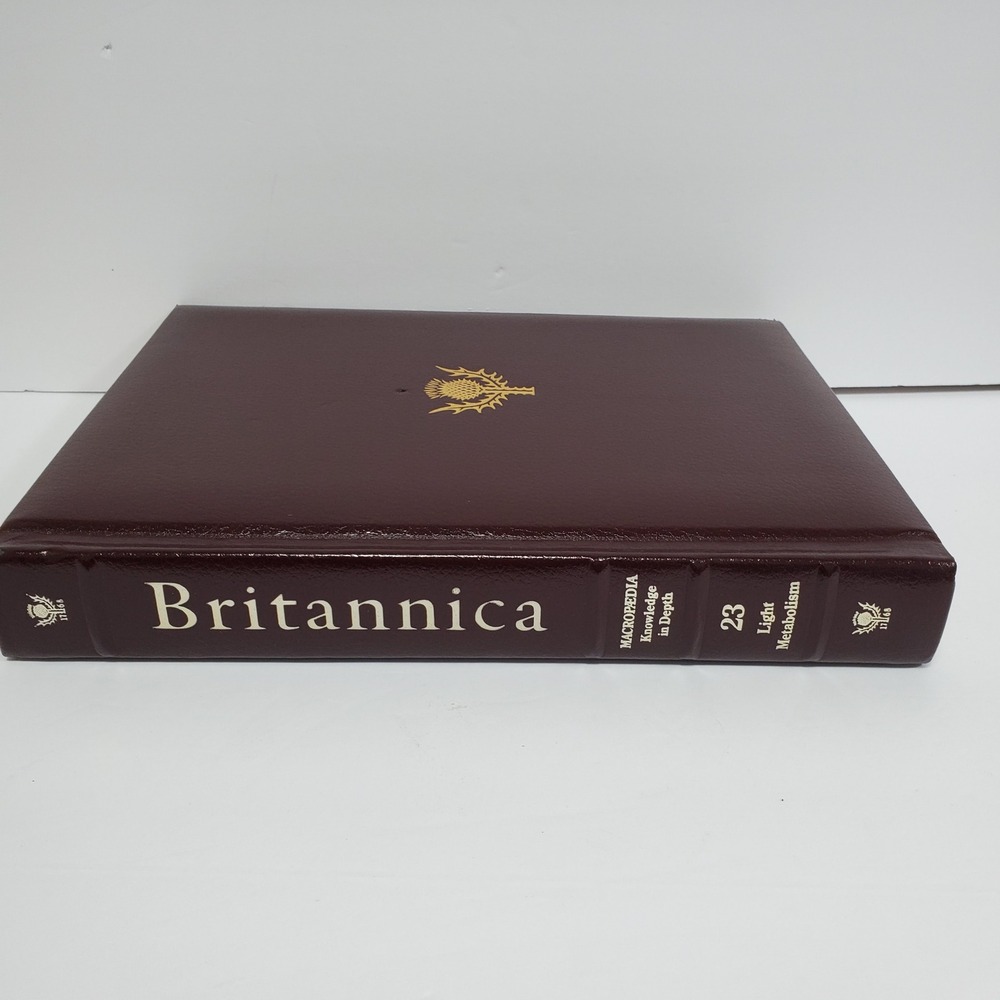 Britannica Macropaedia Knowledge In Depth Volume 23 1989 Hardcover Book
